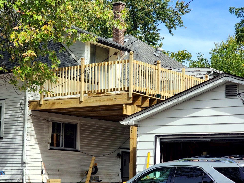 Elevated deck