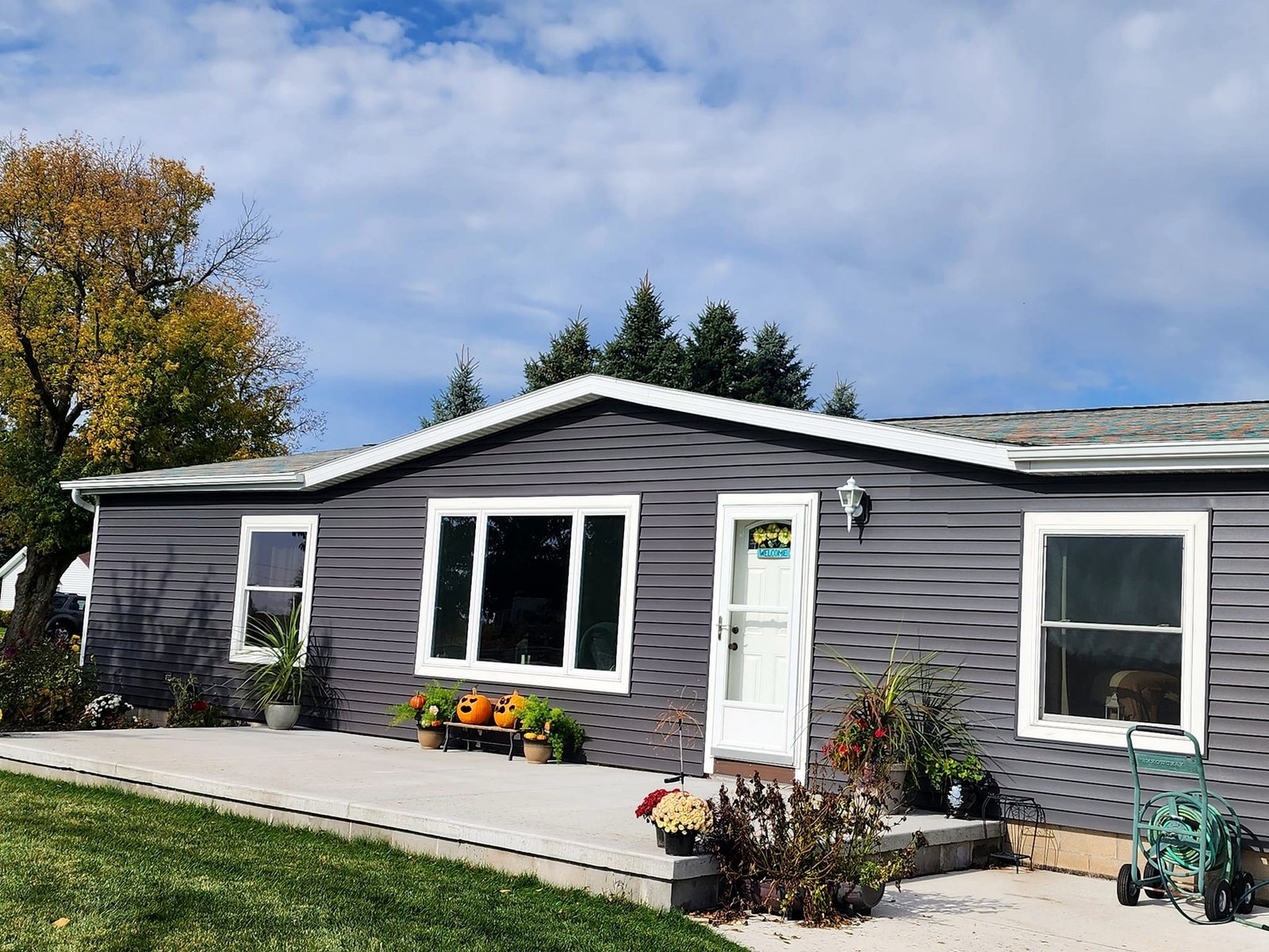 Gray home exterior