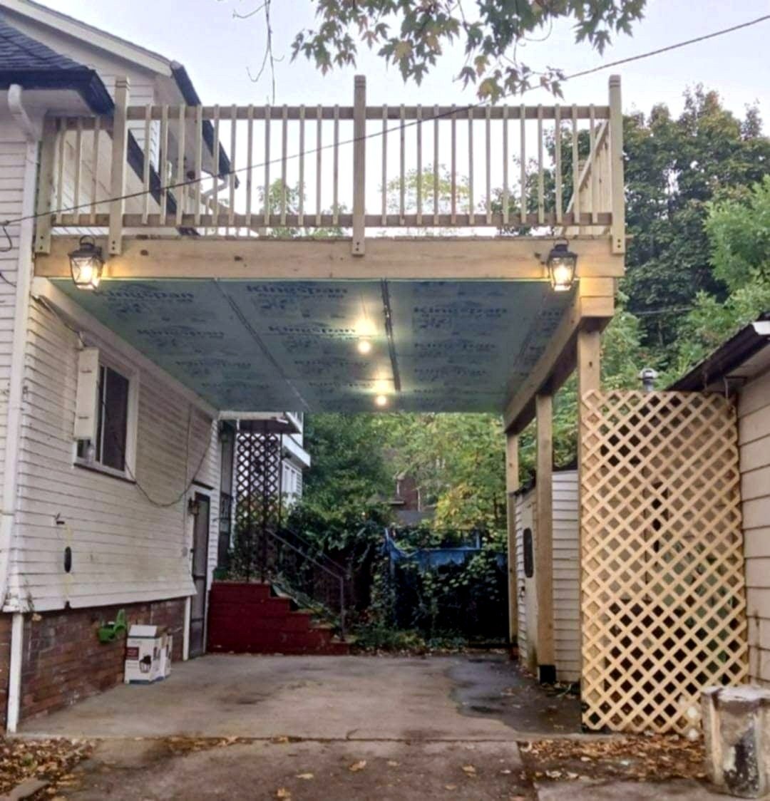 Under deck finishing
