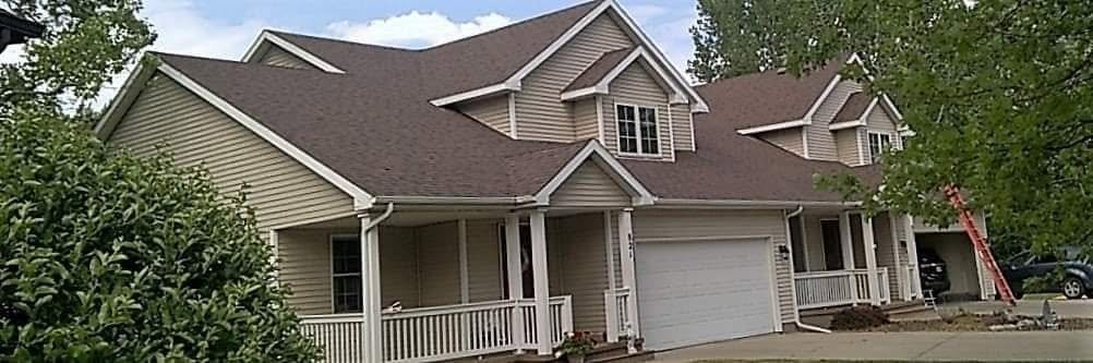 Roofing project on a residential home